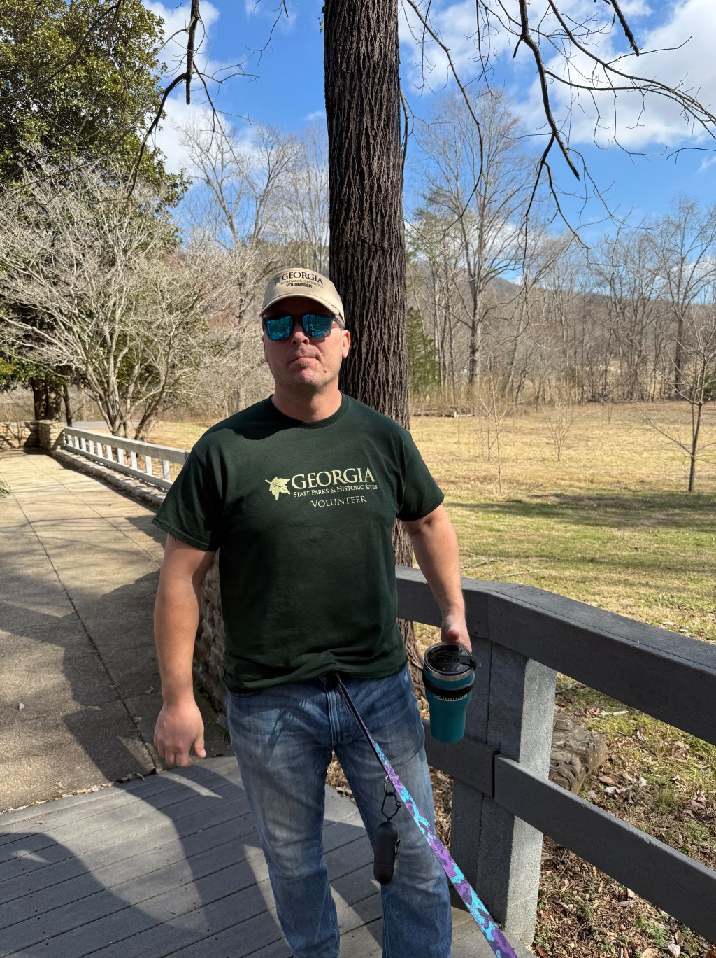 Out on an adventure.